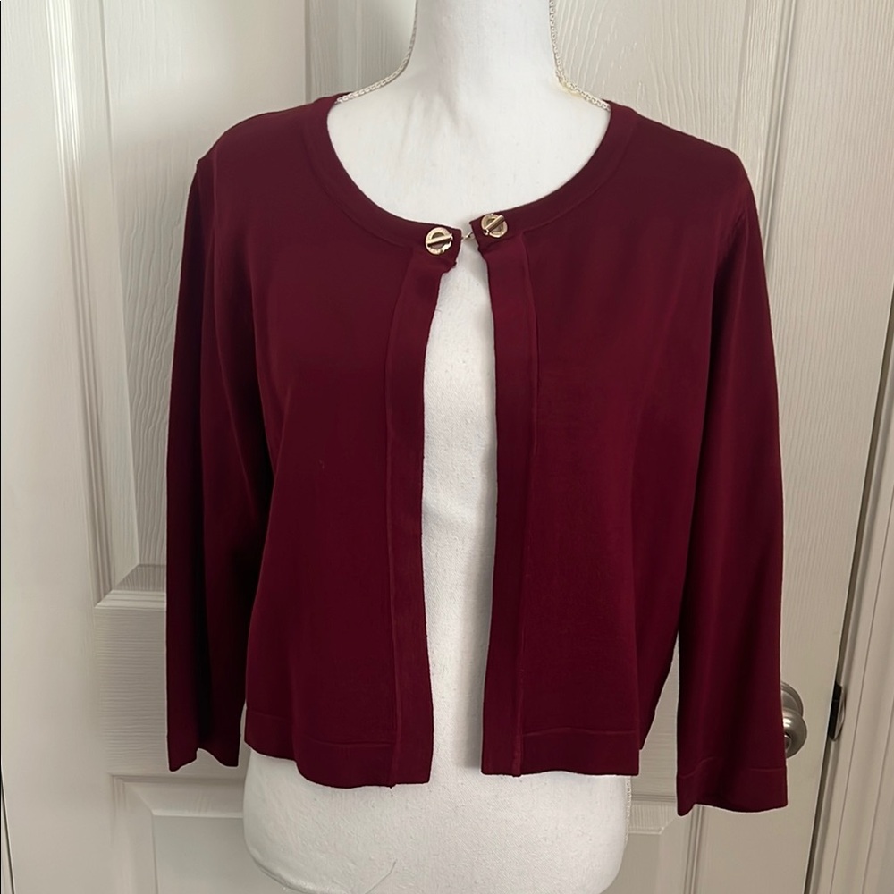 Elegant Burgundy Women's Sweater